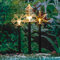 Haushalt International Hi Gartenstecker mit 3 Wintermotiven, batteriebetrieben