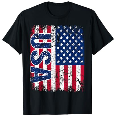 USA AMERIKA Flagge | Damen Herren Kinder | America USA T-Shirt