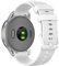 WEINISITE Armband für Garmin venu 2s/Garmin vivomove 3s/Garmin vivoactive 4s,18mm Universal Weiches Silikon Ersatzarmband (Weiß)