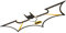 Kinderzimmer Deckenleuchte LED Moderne Cartoon Batman Design Deckenlampe Dimmbare Kinder Schlafzimmerlampe Kinderaugen ​Schutz Lampe Mit Fernbedienung Kronleuchter, für von Innenbeleuchtung,Schwarz