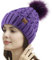 REDESS Damen Winter Pompom Beanie Mütze Fleece gefütterte warme Mützen, Dicke, lässige Schneestrickmütze für Damen