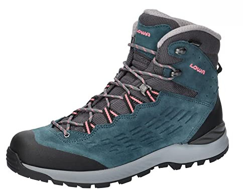 Lowa Damen Wanderschuhe Explorer II GTX Mid Ws 220764 Petrol/Rose 37.5