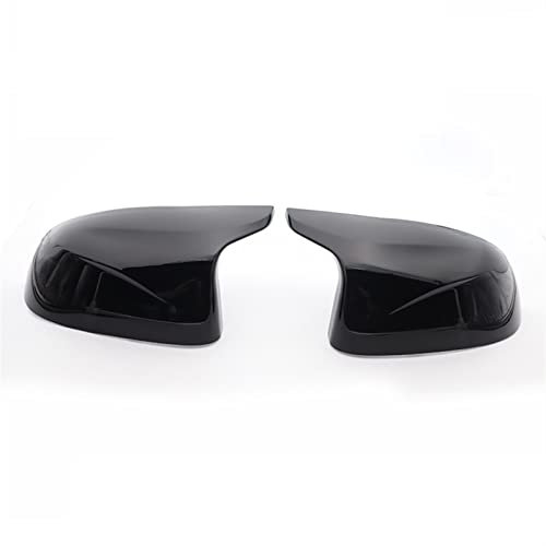 VCAURORA Schwarz M-Stil-Abdeckung fit for BMW F25 x3 F26 x4 F15 x5 F16 x6 Hintere Spiegelkappe 2014 2015 2016 2017 2017 2018 (Color : 1 Pair Black)
