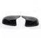 VCAURORA Schwarz M-Stil-Abdeckung fit for BMW F25 x3 F26 x4 F15 x5 F16 x6 Hintere Spiegelkappe 2014 2015 2016 2017 2017 2018 (Color : 1 Pair Black)