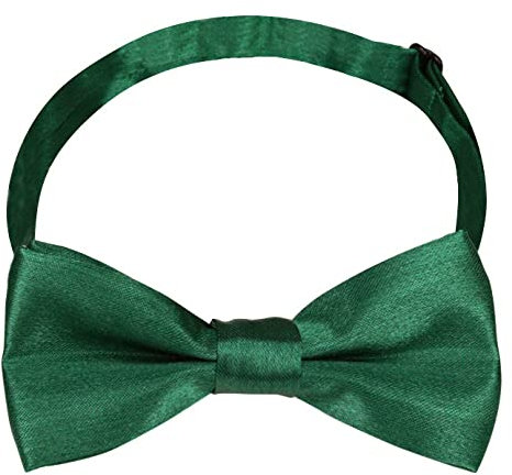 AONAT Nœud Papillon pour Homme Réglable,pour la noce Noeud papillon Noeud Papillon de Couleur unie Homme Noeuds Papillon Pré-Noués(Vert)