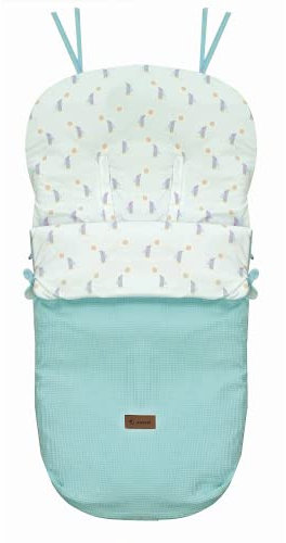 Jané Nest Plus Slight, Deckenschlafsack, Sitzgurte, 100 % Baumwolle, universale Passform, atmungsaktiv