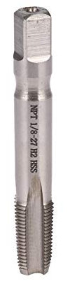 Ferleiss 1/8 – 27 NPT Kegelrohr Gewindebohrer 1/8-27 TPI passend für Reparaturarbeiten Wartung neu