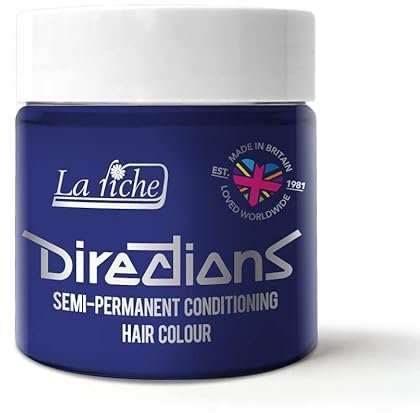 La Riche Directions Semi-Permanent Hair Color 100ml Tub - Neon Blue