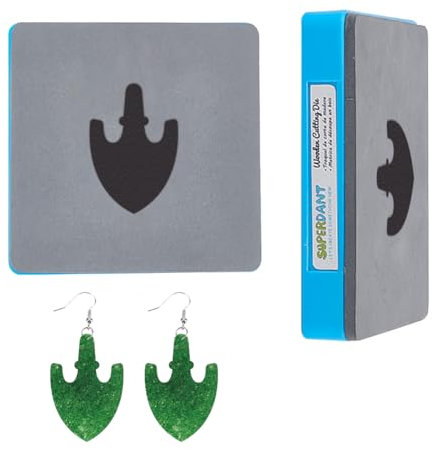 SUPERDANT Pfeil Ohrring Leder Stanzformen Schiffsanker Holz Stanzformen DIY Handwerk Gestanzte Kunstleder Ohrhänger Stanzformen Maschine Für Frauen Und Mädchen Schmuck Geschenke