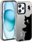 YUXING Funda para Xiaomi Redmi 12 4G - Carcasa Teléfono Móvil Antichoque Delgada Patrón Artístico Fresco Bumper Slim Case Cover (Cat)