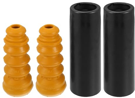 Motoforti Heckstoßdämpfer-Federungsbegrenzer-Stiefel-Kit Für AUDI A2 00-05 | Schwarz-Gelb, Gummi/Kunststoff, 12,9x5,7cm, OE 1J0512131B/6Q0512131B, Für SEAT IBIZA IV 02-09