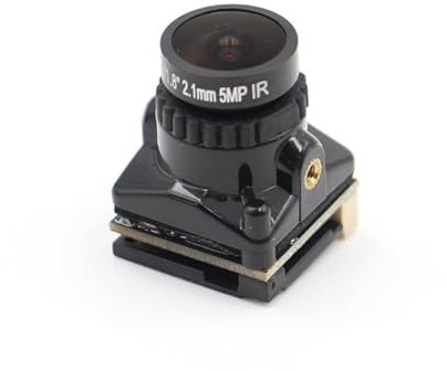 Beast Mini FPV Kamera 1800TVL 5MP 2,1mm 1/3 Zoll CMOS HDR Sensor 19 * 19MM NTSC & PAL Umschaltbar für FPV Drohne DIY Teile (Schwarz)