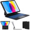 LAMA Magnetic Keyboard Case for iPad 10th Generation 2022, Magic iPad 10th Gen Case with Keyboard 10.9, 7 Colors Backlit, Multi-Touch Trackpad, Floating Cantilever Stand, Power Display, Wireless, BK