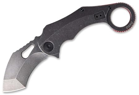 Revo K9 Karambit Black - klappbares Karambitmesser mit Edelstahl Griff - sehr scharfes Outdoor-Taschenmesser mit 9Cr18MoV Klinge - Bushcraft Klapp-Messer