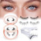 Mayhug Ciglia Magnetiche 2 Paia Riutilizzabili Con Applicatore - Ciglia Finte Naturali Senza Eyeliner Kit (Style 06+MC01)