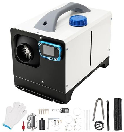 Standheizung Diesel,5KW 12V Luft Dieselheizung Standheizung mit Fernbedienung & LCD-Bildschirm,Schnelles Aufheizen,Air Standheizung für Auto LKW Wohnmobil Bus RV, Boote, Weiß