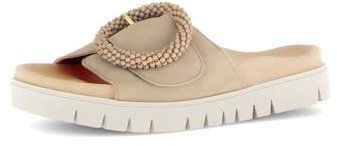 Gabor Damen Pantoletten, Frauen Slipper,Best Fitting,Backless Slipper,Mules,Gartenschuhe,Sommerschuhe,sommerclogs,Sandalen,Caramel,37 EU / 4 UK