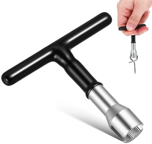 GETAJGHSD T Handle Nut Driver for Eye Screws Screw-in Hooks and Wing Nuts Manual Installation Tool for Secure Tightening Hand Tools for DIY Installations