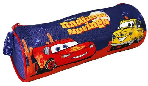 Disney Pixar Cars Radiator Springs Federmäppchen Tombolino für die Schule Maße 22 x 8 cm, durchsichtig, Federmäppchen mit Reißverschluss