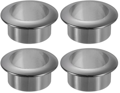 QUARKZMAN 4 Pcs 1.18 inch (30mm) Passe-câbles en Nylon, Couverture de Trou pour Câbles en Plastique, Organisateur de Fils Pour Bureau d'Ordinateur et Armoire, Noir
