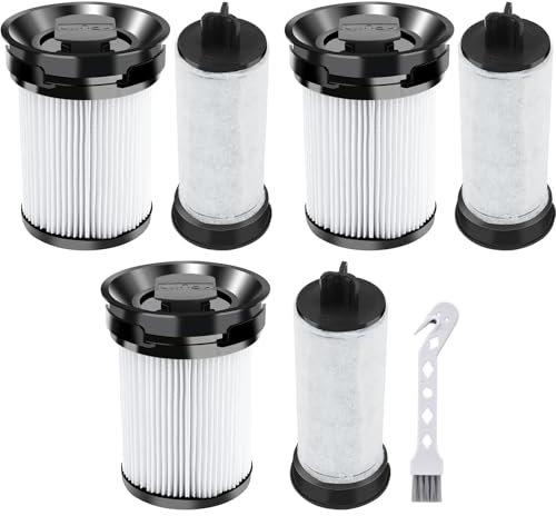 Estelife 3 PCS Ersatzfilter für Miele Triflex HX1 FSF Facelift Akku-Staubsauger, Filter für Miele HX1 Cat & Dog/Facelift Ersatzteile Zubehör, Ersatzteil-Nr. 9178017731