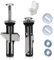 2 Pcs Toilet Seat Bolts, Universal Toilet Seat Fastener Bolt Kit Heavy Duty Toilet Seat Hinges Stainless Steel with Washers Quick Release Toilet Fixing Kit