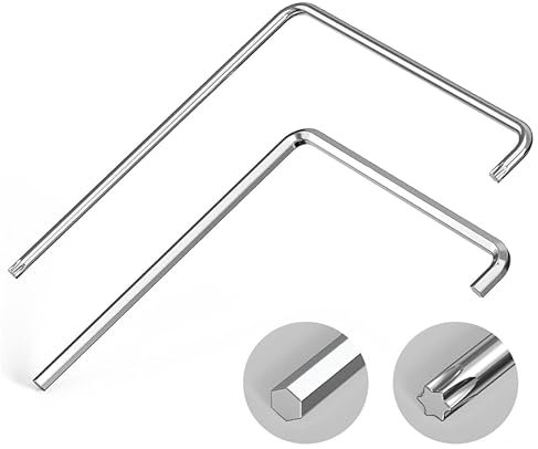 Set di 2 utensili di regolazione per finestre, chiave esagonale da 4 mm, Torx TX15, chiave di regolazione per finestre e porte, chiavi di regolazione per roto, Siegenia, Winkhaus Porte e finestre