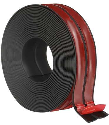 PATIKIL 6cmx6 m Wall Corner Protector Edge Protector Black | Self Adhesive Wall Corner Guard Flexible Peel and Stick Molding Trim for Ceiling Countertop
