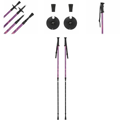 KADVA Kidd Skistöcke – Mitwachsende Kinder-Skistöcke (60–100 cm) aus leichtem Aluminium – Teleskopstöcke mit Twist-Lock – Ergonomische Griffe & Handschlaufe – Für Jungen & Mädchen