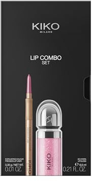 KIKO Milano Lip Combo Set 02, Lippen-Set: Feuchtigkeitsspendender Lipgloss Und Passender Lipliner