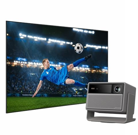 XGIMI Horizon 20 4K Heimkino Beamer mit 100'' Fixed Frame Screen | 3200 ISO Lumen, Google TV mit lizenziertem Netflix, Optischer Zoom & Lens Shift, IMAX Enhanced, 300 Display, 240Hz