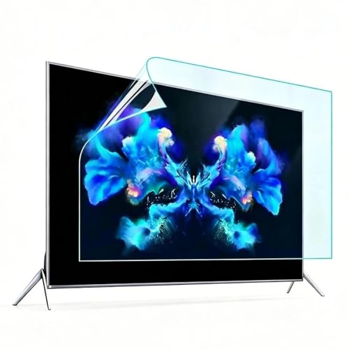 Generisch 32-75 Inch TV Screen Protection Film Matte Anti Glare/Anti-Blue Light/Anti Scratch Filter Film Reduce Glare Reflection and Eyes Strain for LCD LED 4k Oled Qled HD TV (58 Zoll 1269 x 721 mm)