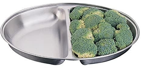 Olympia Oval 12 Vegetable Dish Stainless Steel Serving Plate Tableware