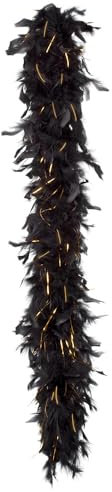 Boland - Federboa 50 g, Länge ca. 180 cm, 20er Jahre, Gatsby, Karneval, Halloween, Fasching, Mottoparty, Kostüm, Theater