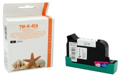 AfiD GmbH 1 Druckerpatrone Tinte für HP Deskjet 930 Deskjet 980 Color Copier 110, Schwarz, Kompatibel zu HP 45, 51645AE und 51645GE, Nachfüllbar, Hoher Ertrag