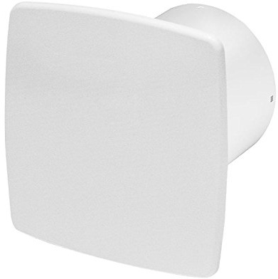 Armar Trading LTD Bathroom Extractor Fan 125mm / 5 with Non Return Valve/Backdraft Shutter Kitchen Ventilator with Modern Front Panel (125mm Silent Fan with Pull Cord Switch, White/PNB)