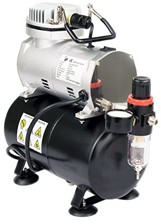 Dynamic Power Compresor de aire HB-AS186 1/6HP 20-23L/min. con tanque de 3 litros