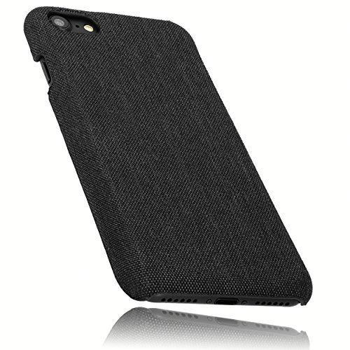mumbi fineline Hülle kompatibel mit iPhone SE 2022 / SE 2020 / 7 / 8 Handy Hard Case Handyhülle, schwarz