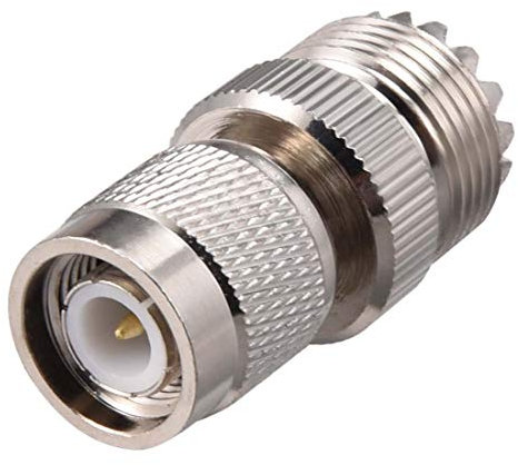 sourcing map TNC Männlich mit UHF Weiblich Messing Koaxialkabel RF Stecker Adapter de