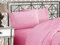 Elegant Comfort Luxuriöses 1500 Premium-Bettwäsche-Set aus Mikrofaser in Hotelqualität, dreireihig, Bestickt, weichstes 4-teiliges Bettlaken-Set, Knitter- und lichtbeständig, King, Hellrosa