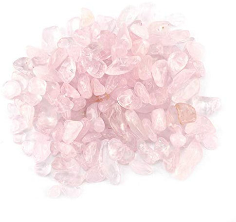 Wifehelper La Pierre dégringolée Enfonce des Petits Paquets en Cristal 100g de Quartz de Cristal Naturel écrasé en Cristal Naturel de Quartz(Rose)