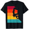 Retro Bouldern Bergsteigen Freiklettern Klettern mit Motiv T-Shirt