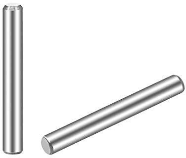 25 Pz 3mm X 25mm Perno 304 In Acciaio Inox Mensola Cilindrica Staffa Pin Fissare Elementi Tono Argento