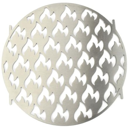 Grillrost.com Das Original Insert à Griller en Acier Inoxydable adapté au système Weber GBS | avec Design de Flamme - Extra Fort 4mm