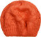 styleBREAKER Damen Strick Baskenmütze mit Zopfmuster, Winter, Barett, Franzosen Mütze 04024166, Farbe:Orange