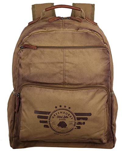 Greenburry Vintage Aviator Rucksack 43 cm Laptopfach
