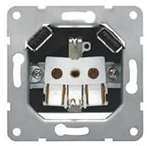 BASE ENCHUFE II+TT LAT. SEGURIDAD+ 2 USB CARGADOR 2,4A