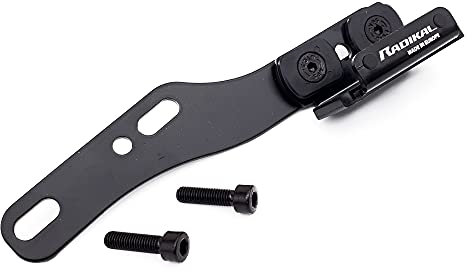 RADIKAL RK403 Staffa Antifurto Moto Bloccadisco RK10/RK14S/RK310S da Montare su Poggiapiedi Estraibile