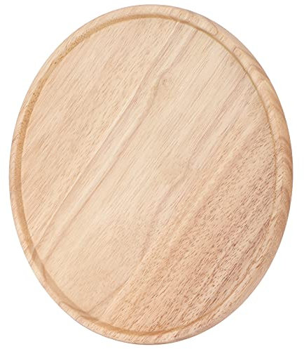 Assiette en bois, assiette à pizza non peinte résistante à la chaleur, vaisselle de plateau de service, pour pizza, craquelins, fromage et viande, gâteaux, pain