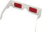 Heyiarbeit 20pcs Red-Red 3D Glasses Carboard Frame White Resin Lens 3D Movie Game-Extra Upgrade Style